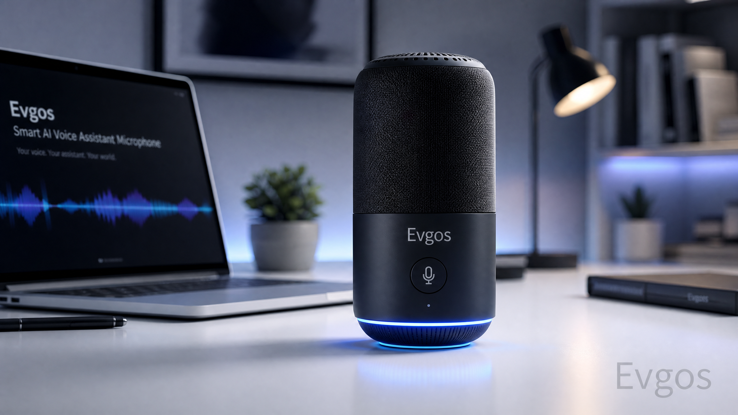 Evgos Smart AI Voice Assistant Microphone