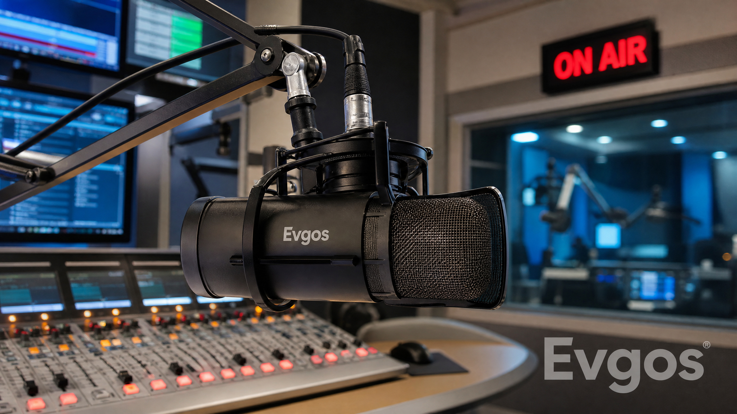 Evgos Professional Broadcast Microphone